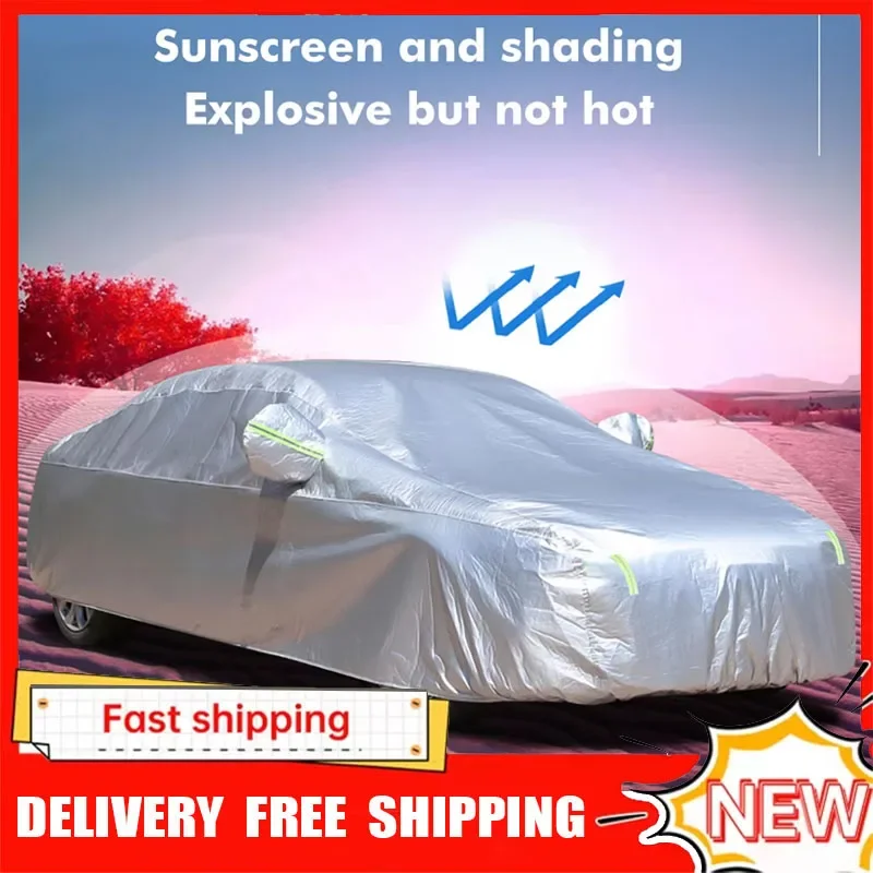 New Full Car Cover thickening Outdoor Sun Protection Heat Insulation Sun UV-proof Dustproof Anti Sedan Four Seasons Universal
New Full Car Cover thickening Outdoor Sun Protection Heat Insulation Sun UV-proof Dustproof Anti Sedan Four Seasons Universal