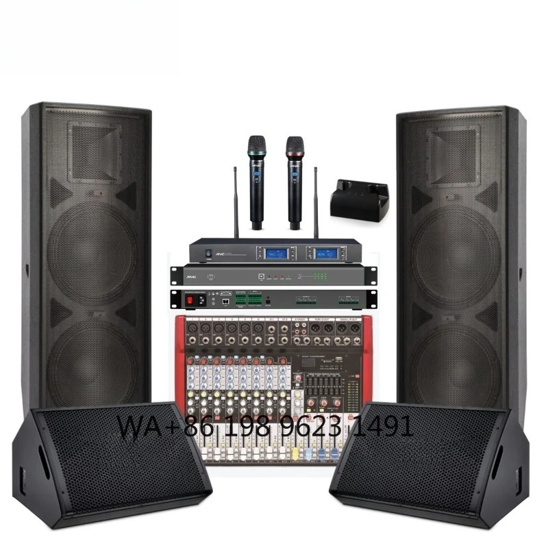 Dual 15 Inch Vertical Return Speaker High Performance for Stage Wedding Meeting Hall
Dual 15 Inch Vertical Return Speaker High Performance for Stage Wedding Meeting Hall