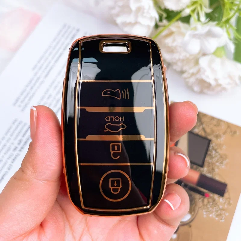 TPU Car Key Case Cover For Kia Sportage K3 K5 Optima Sorento Picanto 2016 Niro Soul Ray Holder Shell Fob Keychain Accessories
TPU Car Key Case Cover For Kia Sportage K3 K5 Optima Sorento Picanto 2016 Niro Soul Ray Holder Shell Fob Keychain Accessories