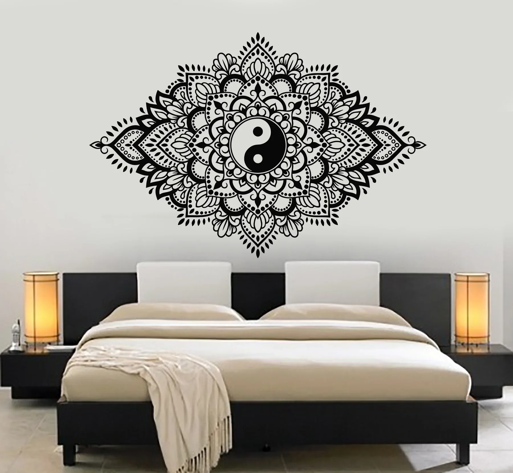 Beautiful Wall Sticker Mandala Flower Decor Yin Yang Zen Meditation Decal Home Bedroom Living Room Mandala Art Wall Sticker mtl2
Beautiful Wall Sticker Mandala Flower Decor Yin Yang Zen Meditation Decal Home Bedroom Living Room Mandala Art Wall Sticker mtl2