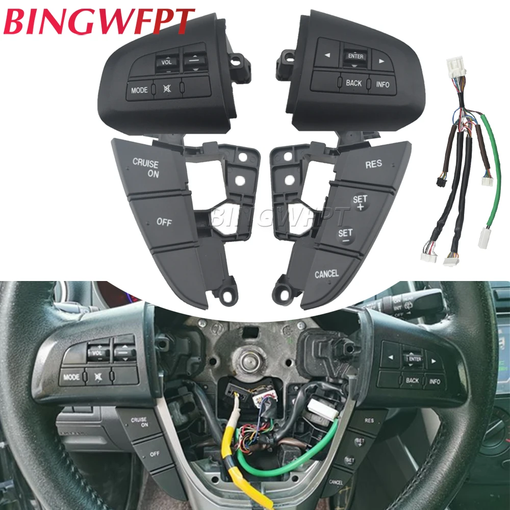 Original Multifunction Steering Wheel Button Cruise Control Switch For Mazda 3 BL 2010 CX-5 CX5 CX-7 CX7
Original Multifunction Steering Wheel Button Cruise Control Switch For Mazda 3 BL 2010 CX-5 CX5 CX-7 CX7