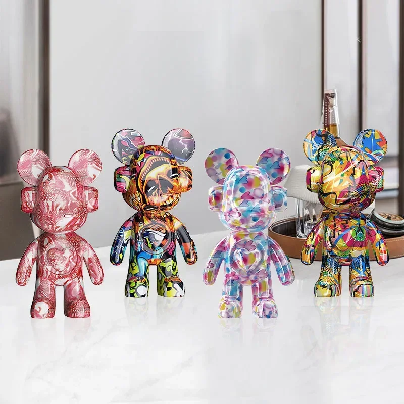 Low luxury living room decoration 35cm luxury resin DJ bear ornaments, office desk, wine cabinet decoration, holiday gifts
Low luxury living room decoration 35cm luxury resin DJ bear ornaments, office desk, wine cabinet decoration, holiday gifts