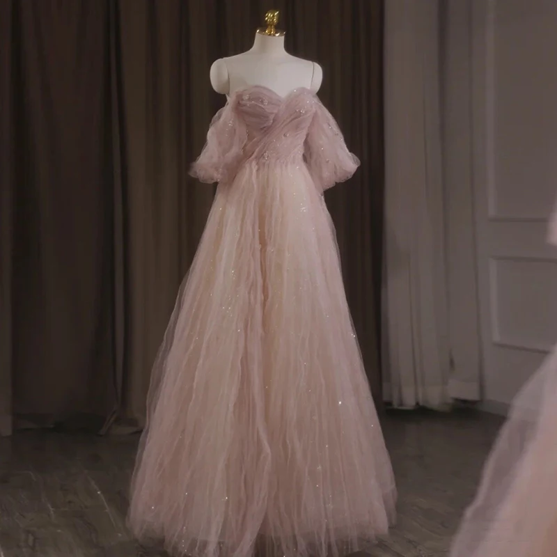 Новое женское вечернее платье 2025 года, розовое, в стиле «Эле Фейри», для повседневной носки или нарядное, в пол, в корейском стиле, для свадьбы
Новое женское вечернее платье 2025 года, розовое, в стиле «Эле Фейри», для повседневной носки или нарядное, в пол, в корейском стиле, для свадьбы