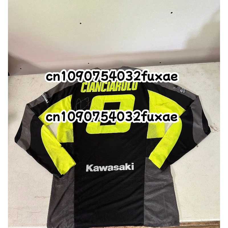 Kawasaki Authorized Motorsport Driver T-Shirt Men's Clothing Breathable Quick-drying Elastic Downhill Motorbike MTB Long Sleeve
Kawasaki Authorized Motorsport Driver T-Shirt Men's Clothing Breathable Quick-drying Elastic Downhill Motorbike MTB Long Sleeve