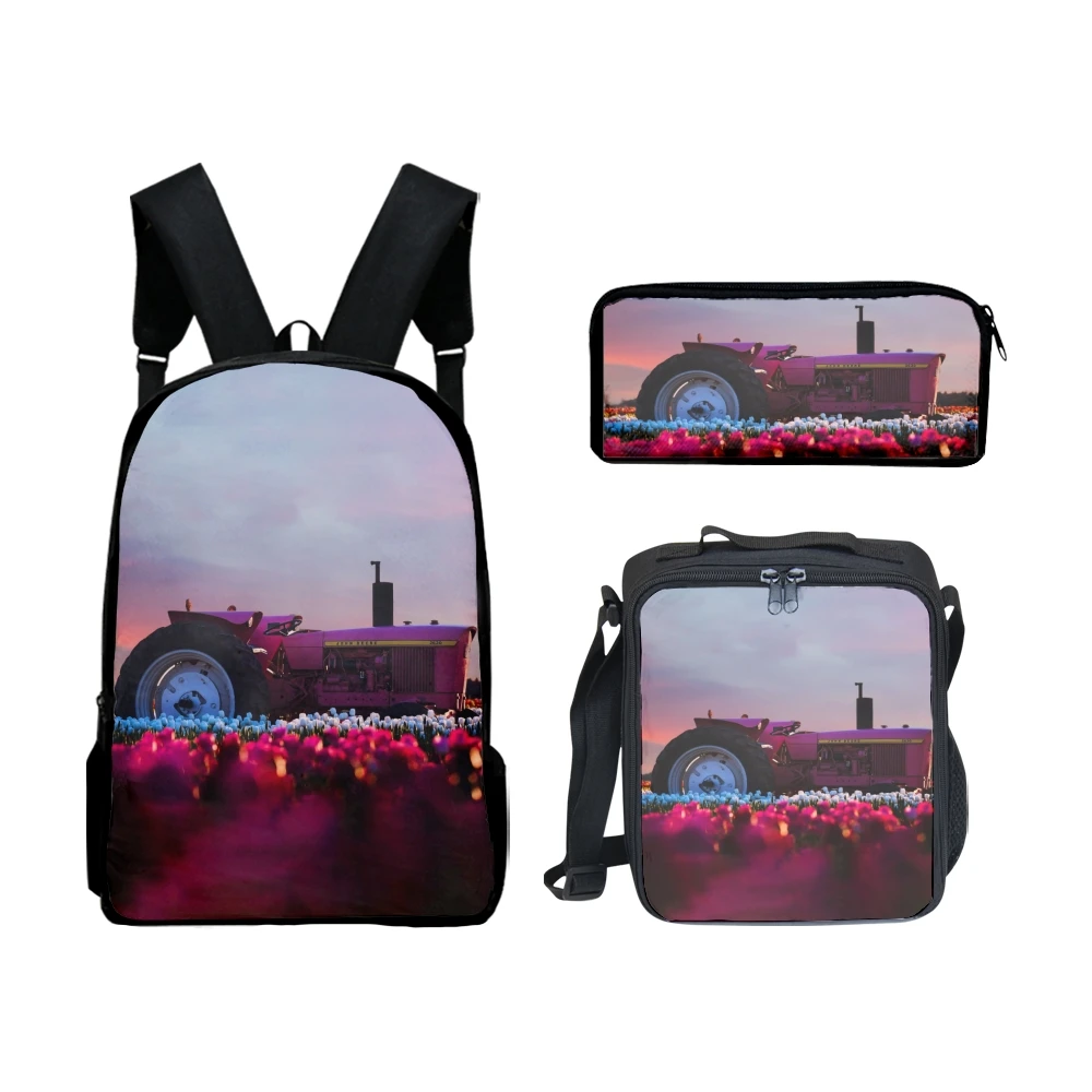Classic Popular Funny Tractor pattern 3D Print 3pcs/Set Student School Bags Laptop Daypack Backpack Lunch bag Pencil Case
Classic Popular Funny Tractor pattern 3D Print 3pcs/Set Student School Bags Laptop Daypack Backpack Lunch bag Pencil Case