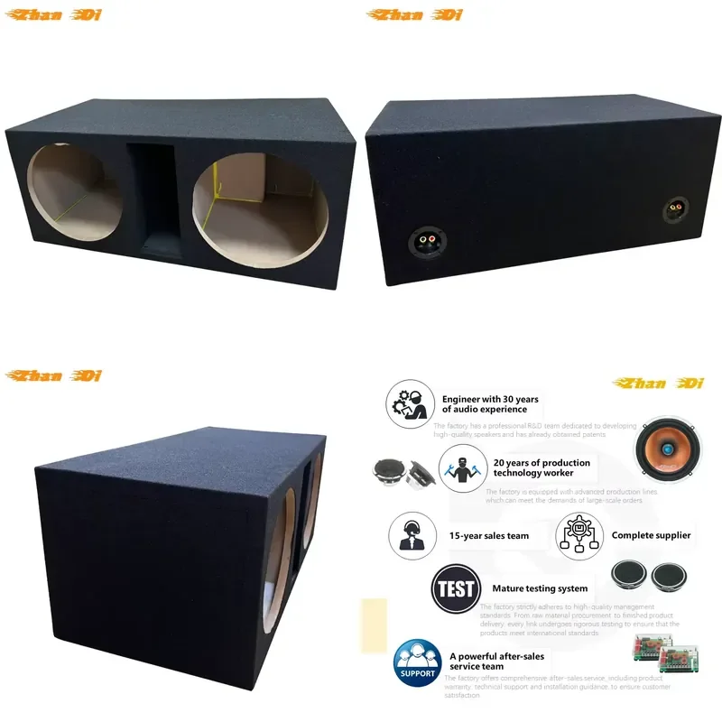12 Inch Two-in-one HDF Car Speaker Empty Cabinet Enclosure Bass Subwoofer Empty Box
12 Inch Two-in-one HDF Car Speaker Empty Cabinet Enclosure Bass Subwoofer Empty Box