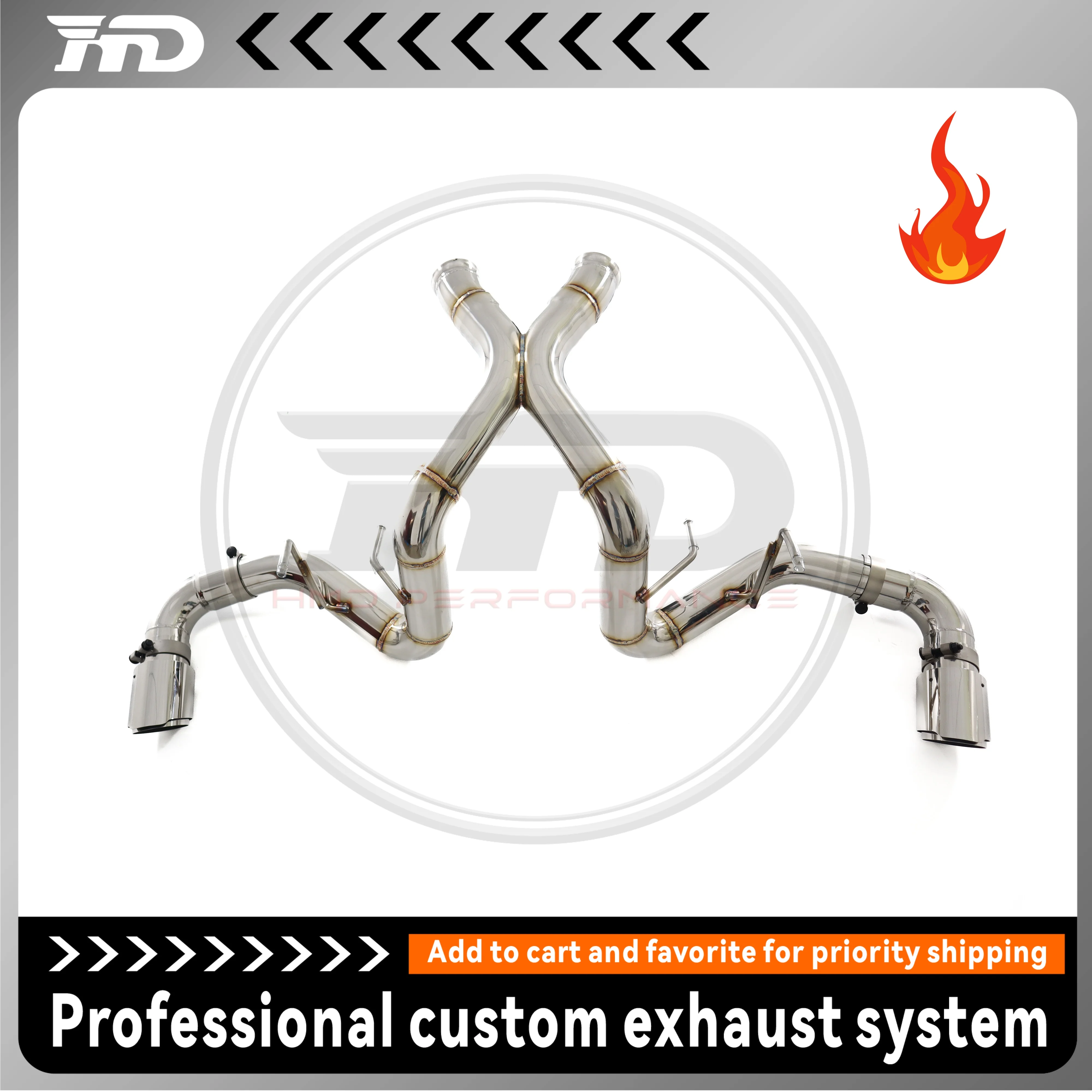 Performance Catback for McLaren HMD Stainless Steel Exhaust System 540C 570S 570GT Muffler Without Valve
Performance Catback for McLaren HMD Stainless Steel Exhaust System 540C 570S 570GT Muffler Without Valve