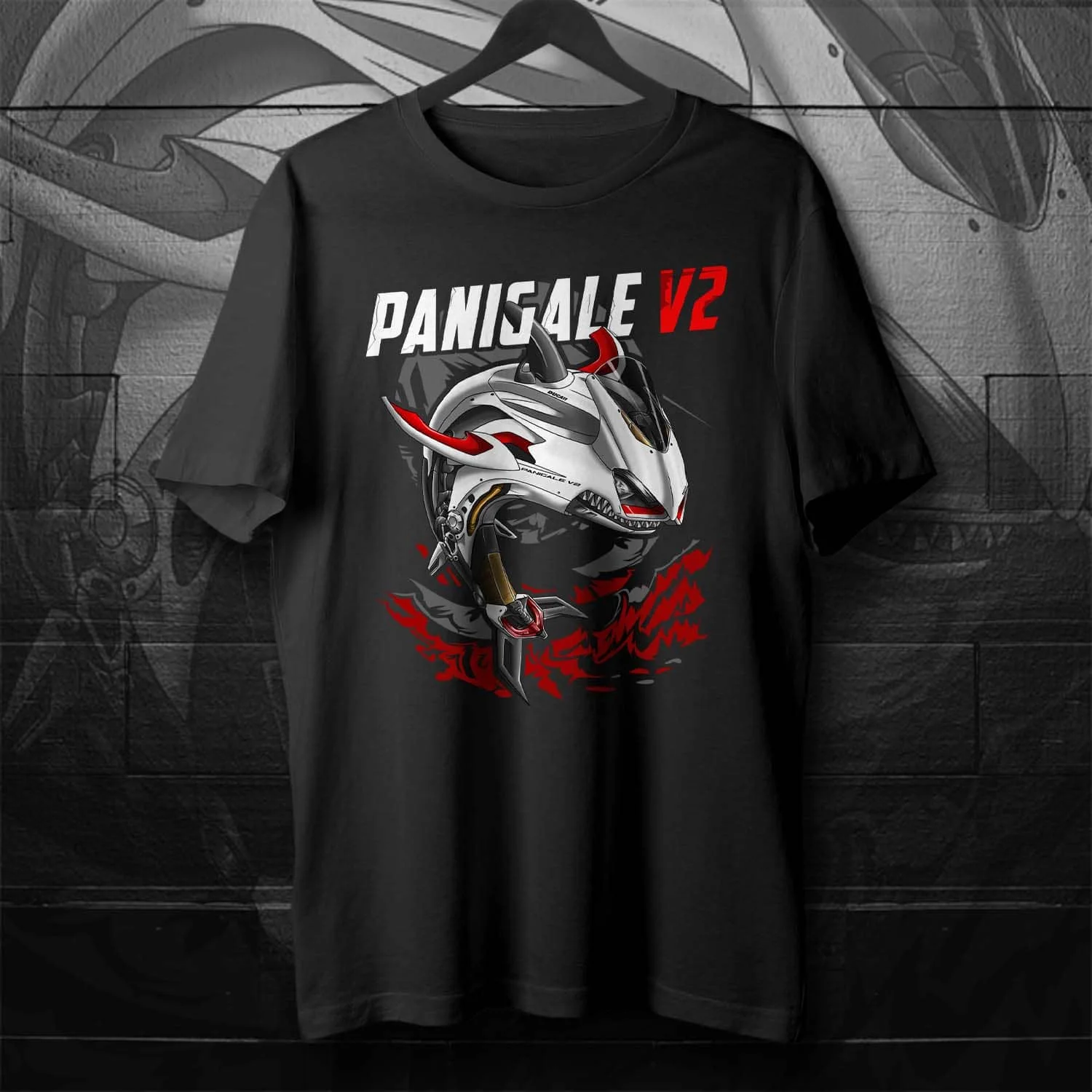 Classic Italian Motorcycle Panigale V2 Shark Inspiration T-Shirt 100% Cotton O-Neck Short Sleeve Casual Mens T-shirt Size S-3XL
Classic Italian Motorcycle Panigale V2 Shark Inspiration T-Shirt 100% Cotton O-Neck Short Sleeve Casual Mens T-shirt Size S-3XL