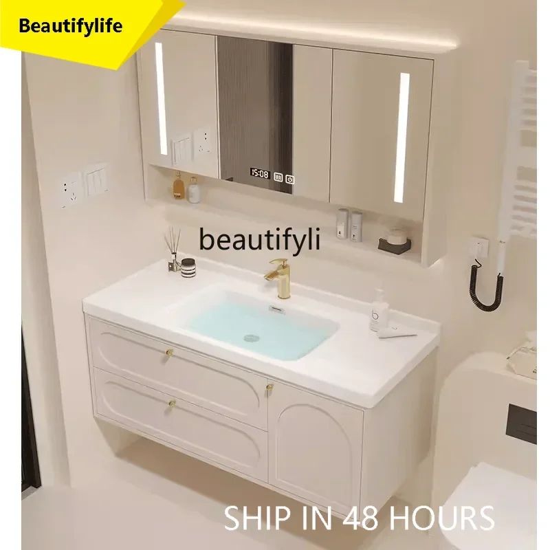 French Cream Style Bathroom Cabinet Wash Basin Cabinet Bathroom Oak Ceramic Whole Washbin Bathroom Cabinet
French Cream Style Bathroom Cabinet Wash Basin Cabinet Bathroom Oak Ceramic Whole Washbin Bathroom Cabinet
