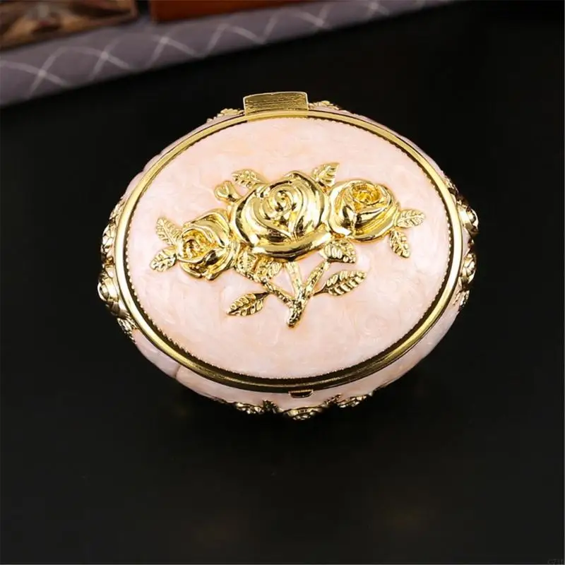 Elegant European Vintage Alloy Jewelry Box With Soft Lining For Rings Necklace Storage And Display
Elegant European Vintage Alloy Jewelry Box With Soft Lining For Rings Necklace Storage And Display