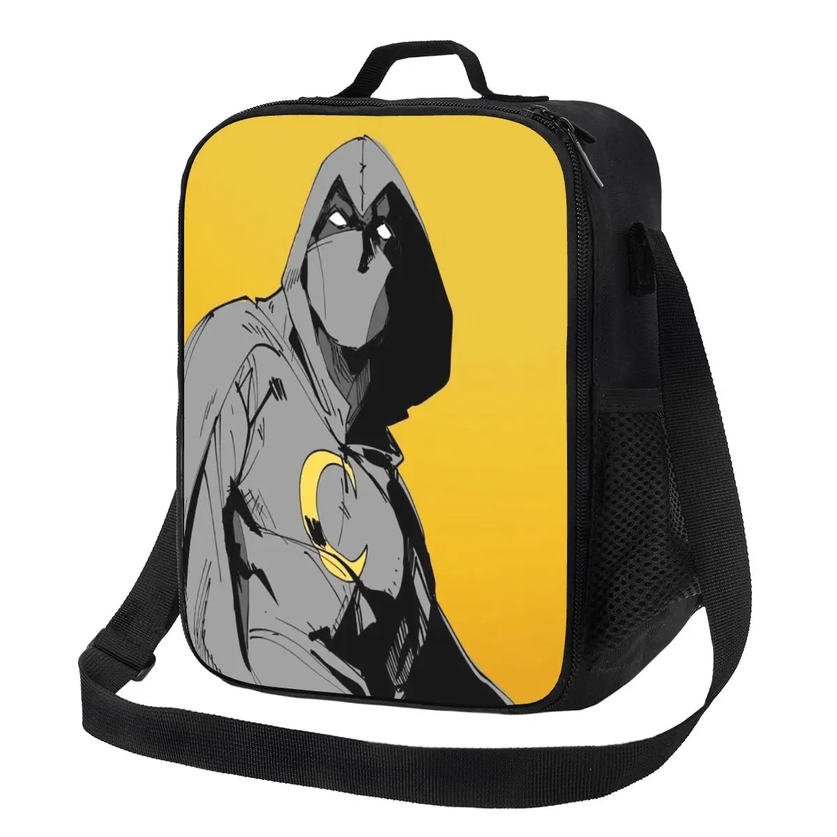 Custom Moon Knight Movie Insulated Lunch Bag for Camping Travel Portable Cooler Thermal Bento Box Women Children
Custom Moon Knight Movie Insulated Lunch Bag for Camping Travel Portable Cooler Thermal Bento Box Women Children