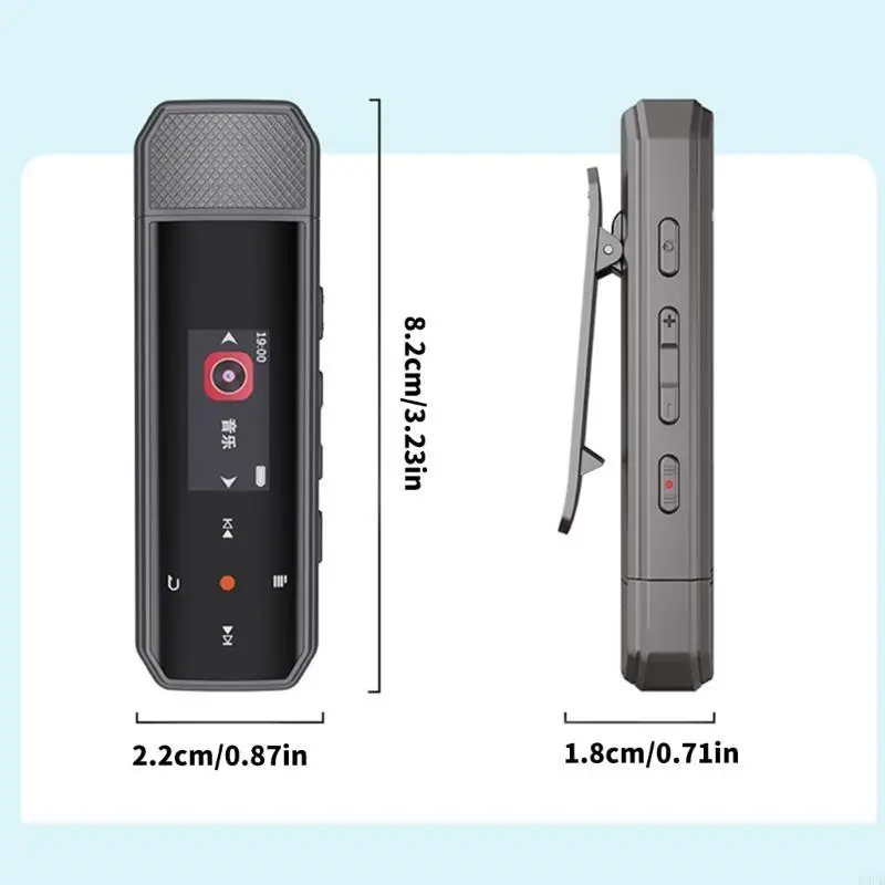 R9UB 64GB USB Clip MP3 Player Bluetooth-compatible 5.3 with FM Radio Functionality
R9UB 64GB USB Clip MP3 Player Bluetooth-compatible 5.3 with FM Radio Functionality