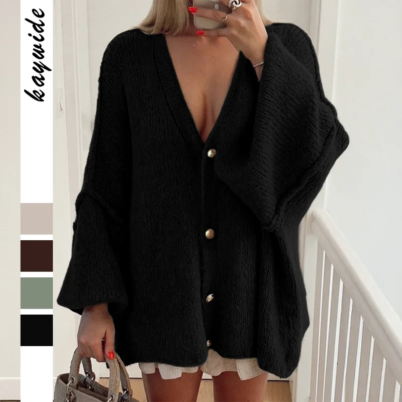 Casual Vaion Button Long Sleeve Shirts Sweaters for Women Autumn Winter
Casual Vaion Button Long Sleeve Shirts Sweaters for Women Autumn Winter