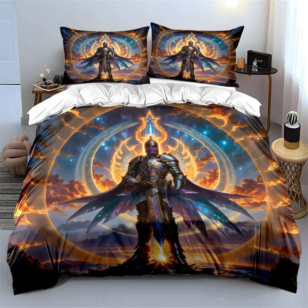 "Fantasy Knight Art Decor Set" Soft Skin-Friendly Bedding Set Includes 1 Duvet Cover And 2 Pillowcase, Gift
"Fantasy Knight Art Decor Set" Soft Skin-Friendly Bedding Set Includes 1 Duvet Cover And 2 Pillowcase, Gift
