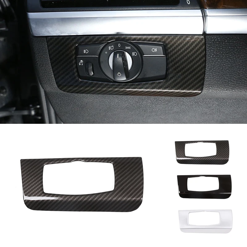 For BMW X5 X6 E70 E71 2007 - 2013 Car Carbon Fiber Style Interior Headlight Switch Frame Cover Replacement Trim
For BMW X5 X6 E70 E71 2007 - 2013 Car Carbon Fiber Style Interior Headlight Switch Frame Cover Replacement Trim