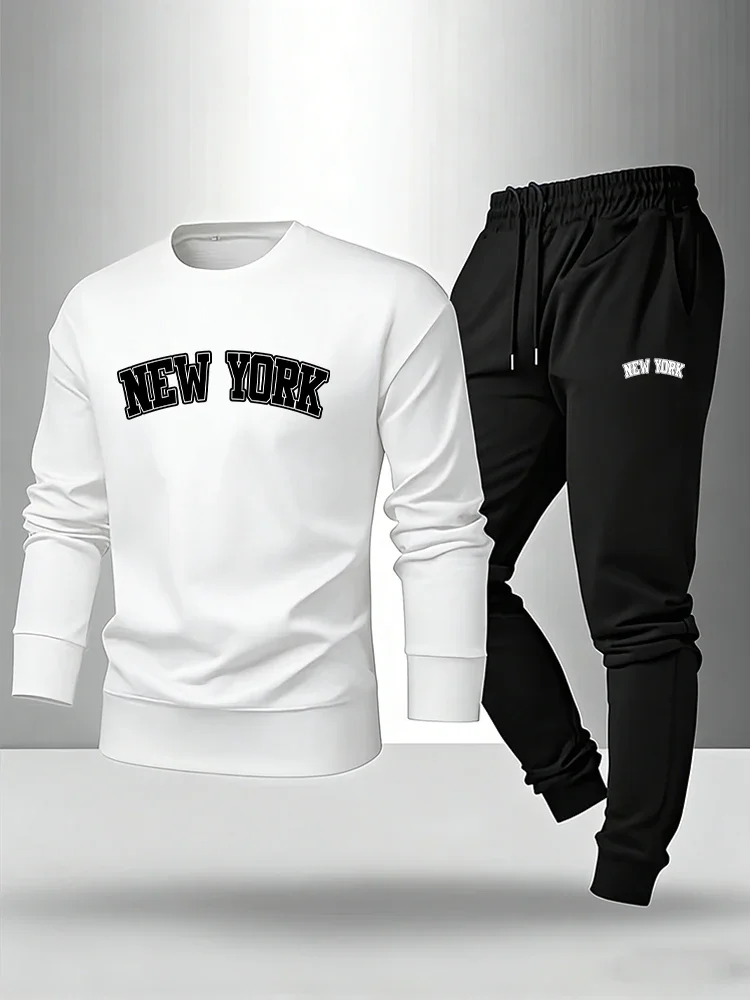 2026 Spring Autumn Men's Set Pullover & Sweatpants Urban Casual Fashion Male Long Sleeve Outfit Single Sweatshirt or Pants
2026 Spring Autumn Men's Set Pullover & Sweatpants Urban Casual Fashion Male Long Sleeve Outfit Single Sweatshirt or Pants