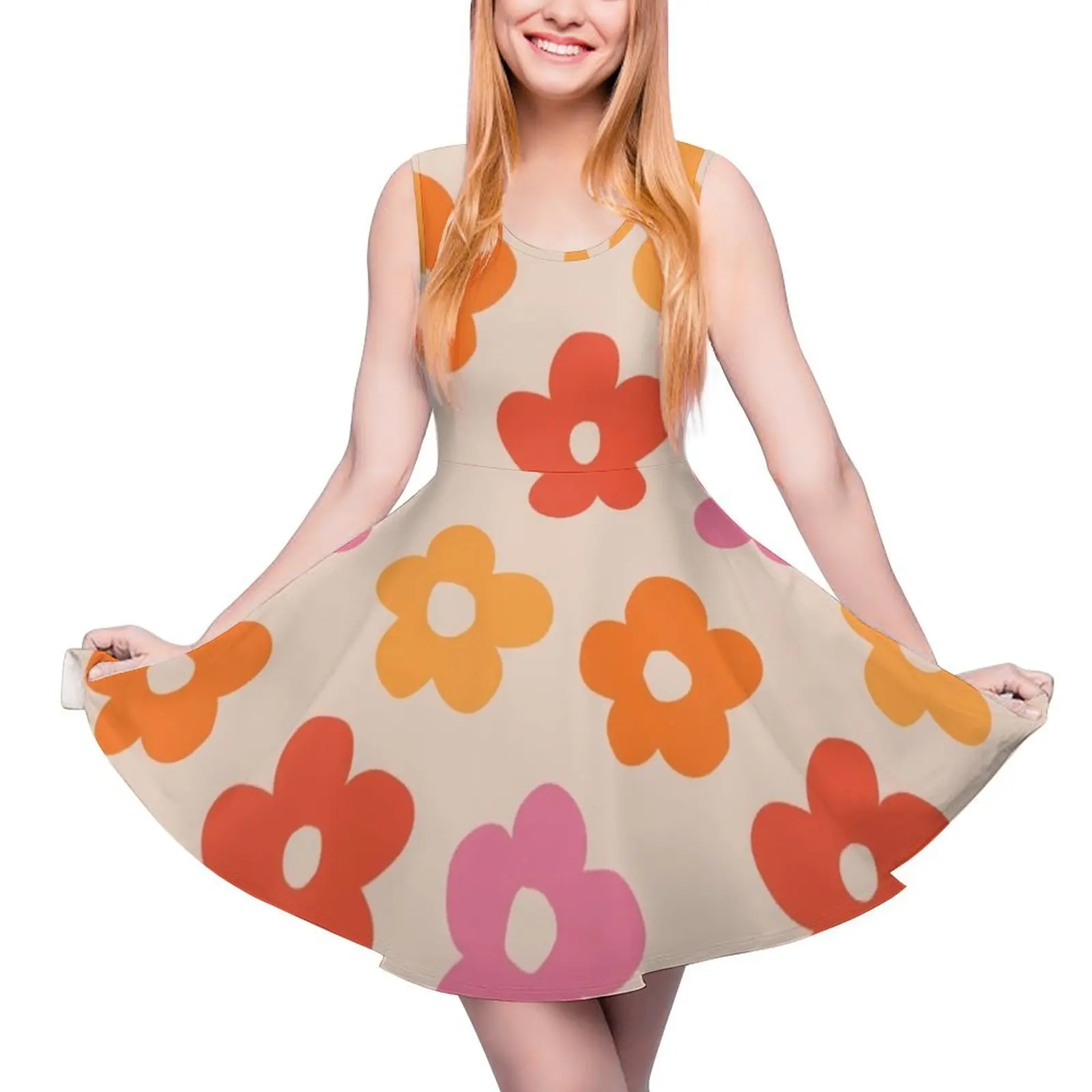 Retro 60s 70s Flowers Pattern #pattern #vintage Sleeveless Dress womans clothing dress for women 2024
Retro 60s 70s Flowers Pattern #pattern #vintage Sleeveless Dress womans clothing dress for women 2024