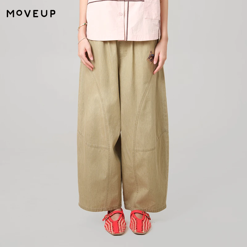 MOVEUP Commuter Straight Leg Pants For Women 2026 Summer New Cotton Bright Line Cat Embroidered Pocket Casual Jeans 3ELX40305
MOVEUP Commuter Straight Leg Pants For Women 2026 Summer New Cotton Bright Line Cat Embroidered Pocket Casual Jeans 3ELX40305
