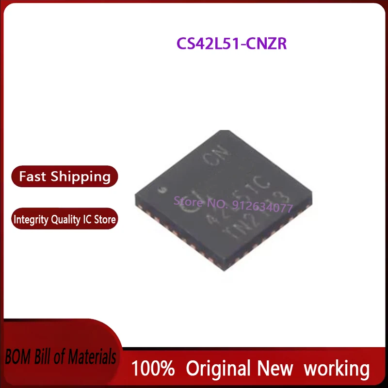 10 шт./лот CS42L51-CNZR CS42L51 42L51C 42L51 qfn32
10 шт./лот CS42L51-CNZR CS42L51 42L51C 42L51 qfn32