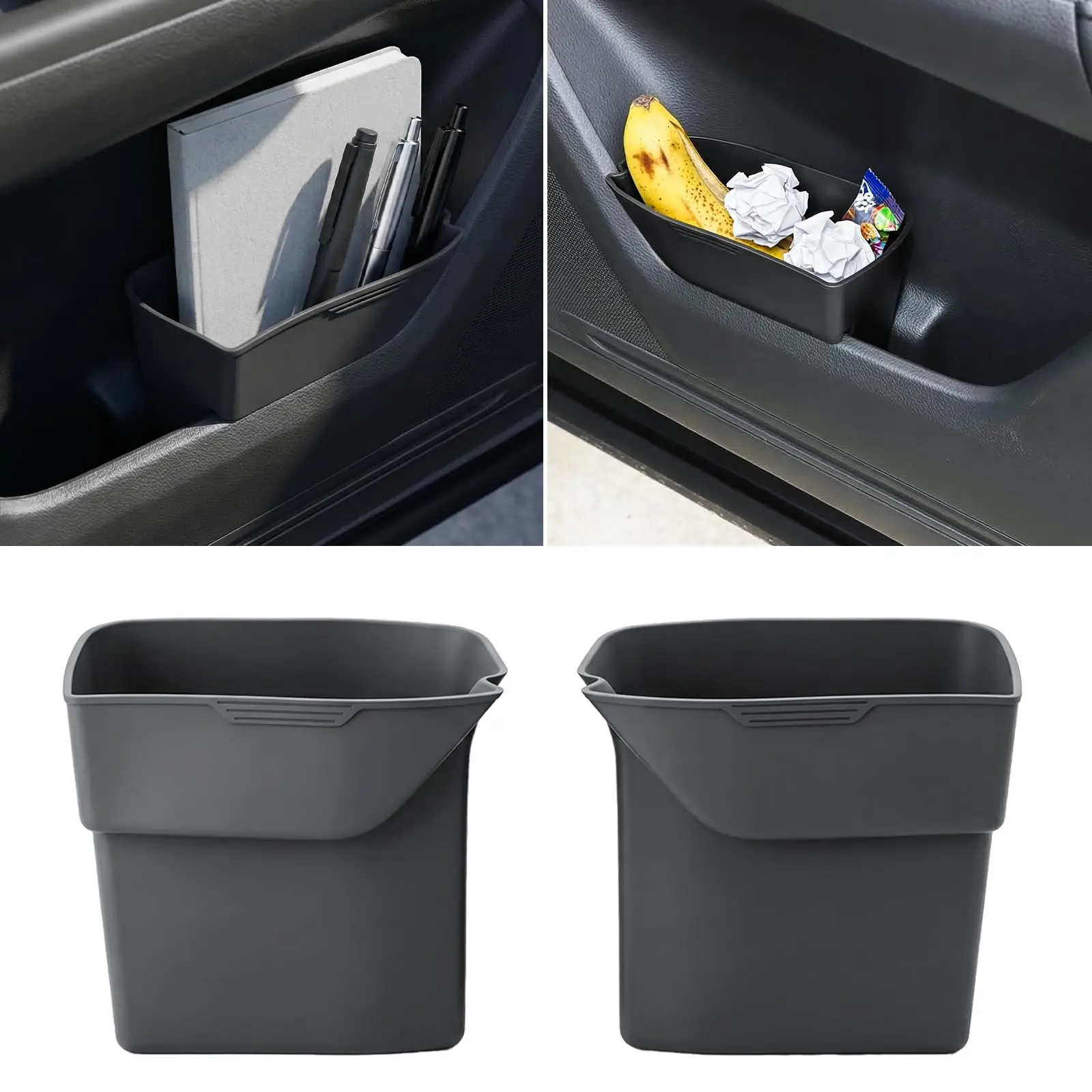 2-Pack Car Door Pocket Trash Bin Organizer – Waterproof Silicone Interior Storage Tray For Vehicle Door Panel
2-Pack Car Door Pocket Trash Bin Organizer – Waterproof Silicone Interior Storage Tray For Vehicle Door Panel