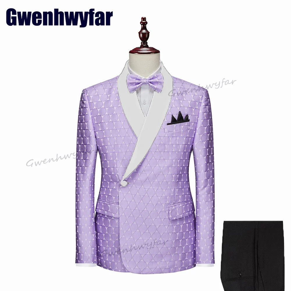 Gwenhwyfar Luxury Men Suit For Wedding Grom Tuxedo 2 Pieces Elegant Male Clothes For Men Prom Suit Jacket+Black Trouser Costume
Gwenhwyfar Luxury Men Suit For Wedding Grom Tuxedo 2 Pieces Elegant Male Clothes For Men Prom Suit Jacket+Black Trouser Costume