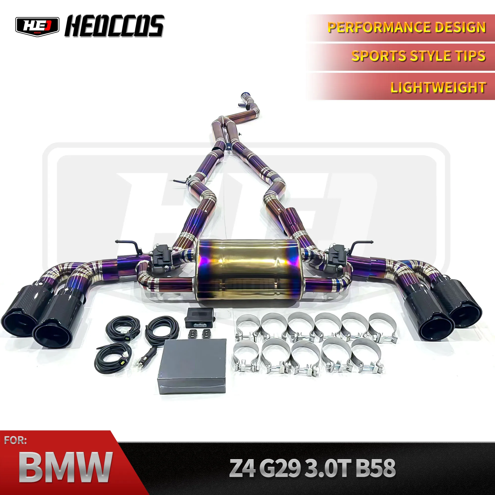 Новые товары HEO, глушитель Catback из титанового сплава без клапана, подходит для BMW Z4 G29 3.0T
Новые товары HEO, глушитель Catback из титанового сплава без клапана, подходит для BMW Z4 G29 3.0T