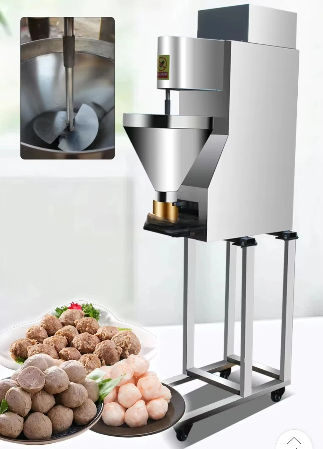High Efficiency Automatic 1cm to 6.5cm Meatball Forming Machine Can Make Pork Balls Beef Balls Fish Balls Etc
High Efficiency Automatic 1cm to 6.5cm Meatball Forming Machine Can Make Pork Balls Beef Balls Fish Balls Etc