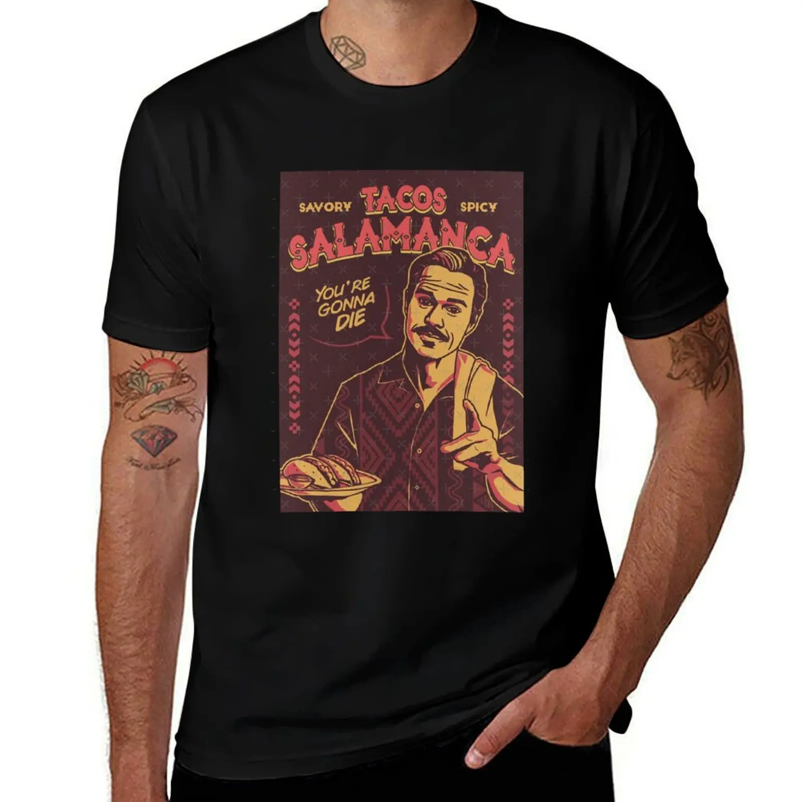 Lalo Salamanca Tacos T-Shirt graphic shirts croswit shirt man cotton graphic tees sports fans Short sleeve tee men
Lalo Salamanca Tacos T-Shirt graphic shirts croswit shirt man cotton graphic tees sports fans Short sleeve tee men