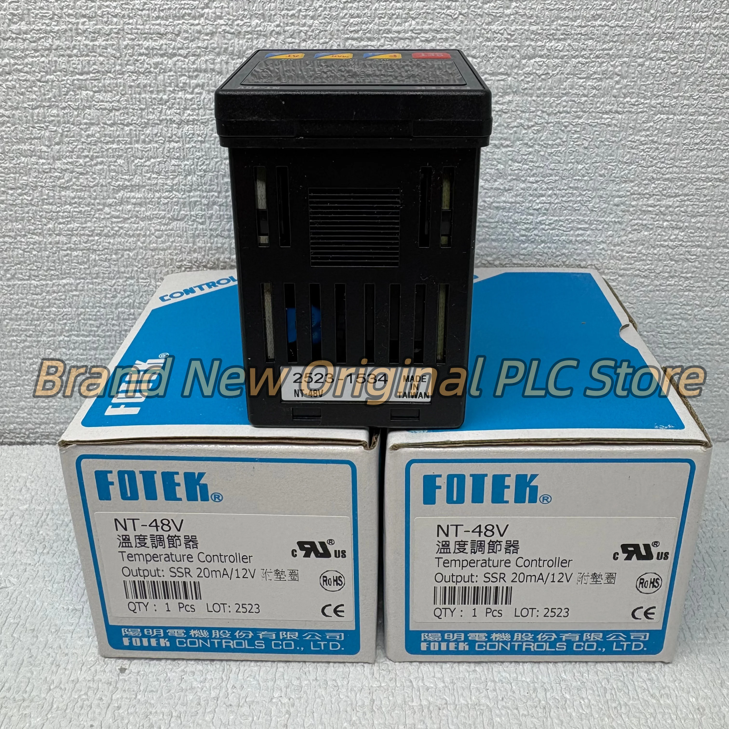 Brand new NT-48V SSR 20mA/12V Temperature regulator
Brand new NT-48V SSR 20mA/12V Temperature regulator
