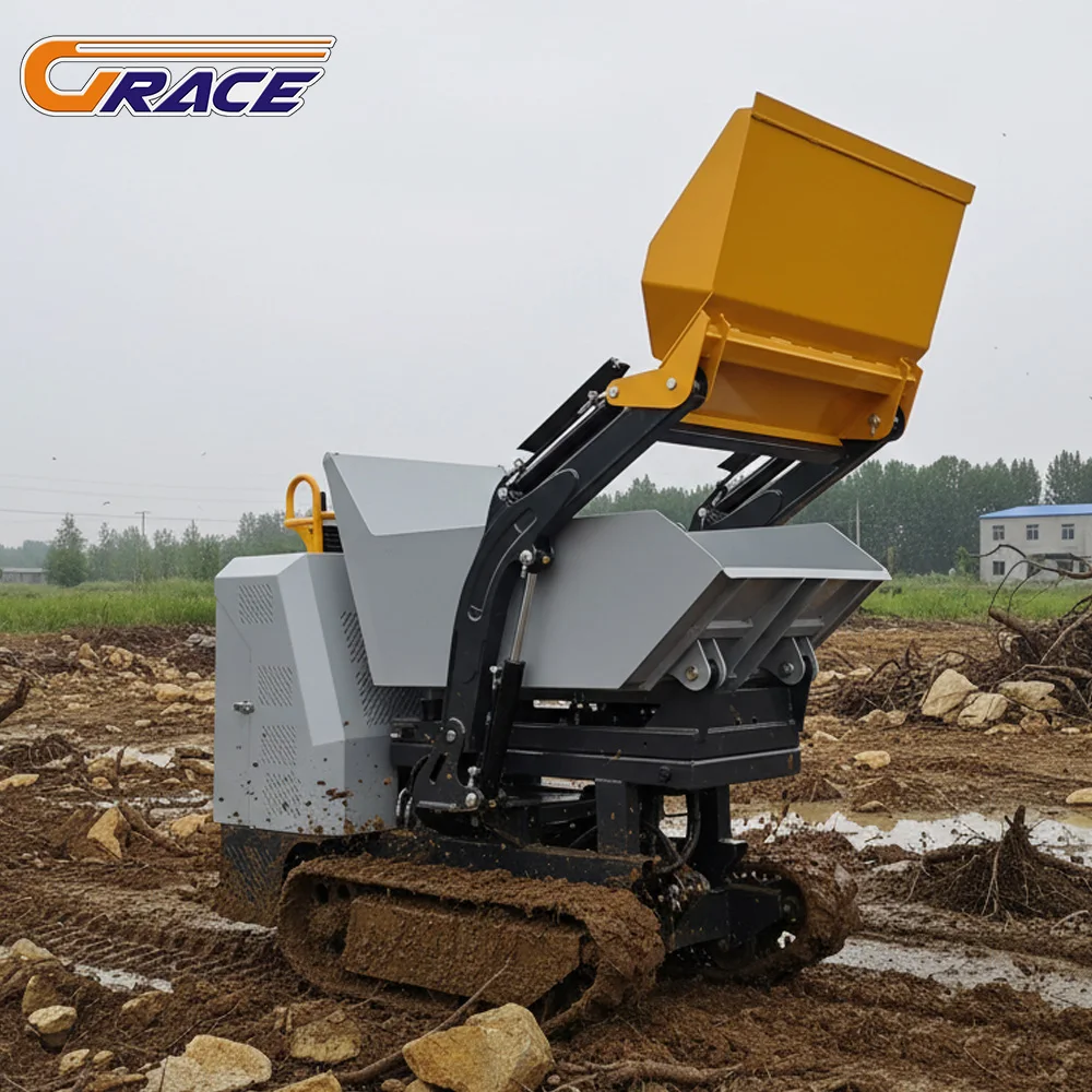 Customized High Quality Mini Dumper EURO 5 EPA 800kg Crawler Dumper Fast Delivery Factory Customize Mini Dumper for Sale
Customized High Quality Mini Dumper EURO 5 EPA 800kg Crawler Dumper Fast Delivery Factory Customize Mini Dumper for Sale