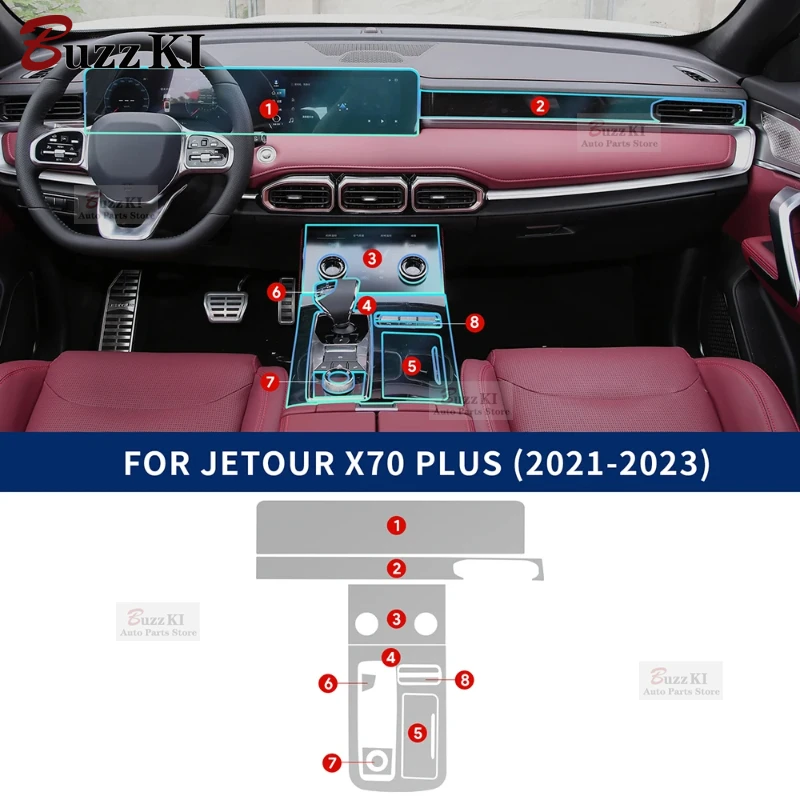 Для Jetour X70 Plus 2021 2022 2023, автомобильный навигационный экран, коробка передач, внутренняя защитная пленка из ТПУ, наклейка против царапин, LHD RHD
Для Jetour X70 Plus 2021 2022 2023, автомобильный навигационный экран, коробка передач, внутренняя защитная пленка из ТПУ, наклейка против царапин, LHD RHD