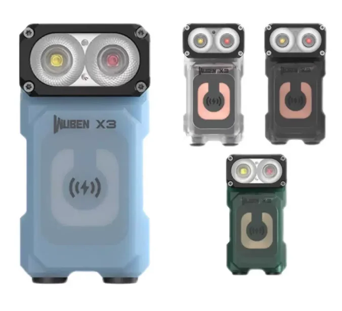 WUBEN X3 Lightok 700 Lumen Wireless Charging Swivel Head EDC Flashlight Red White Light Charging Box Outdoor Adventure Gift
WUBEN X3 Lightok 700 Lumen Wireless Charging Swivel Head EDC Flashlight Red White Light Charging Box Outdoor Adventure Gift