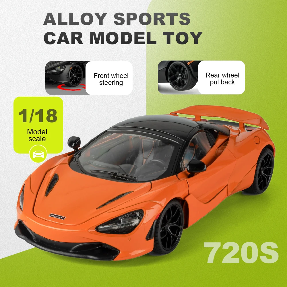 1:18 Large Scale 720S Lambor SVJ63 Toy Cars Model Wheels Turned Miniature Sports Car Doors Opened Vehicle Home Decor Decoration
1:18 Large Scale 720S Lambor SVJ63 Toy Cars Model Wheels Turned Miniature Sports Car Doors Opened Vehicle Home Decor Decoration