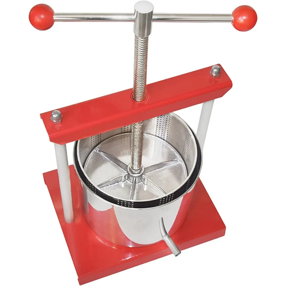 rb Fruit Wine Manual Press -1.6Gallon/ 6 Litre-Power Ball Handle-Stainless Steel & Iron for Jui
rb Fruit Wine Manual Press -1.6Gallon/ 6 Litre-Power Ball Handle-Stainless Steel & Iron for Jui
