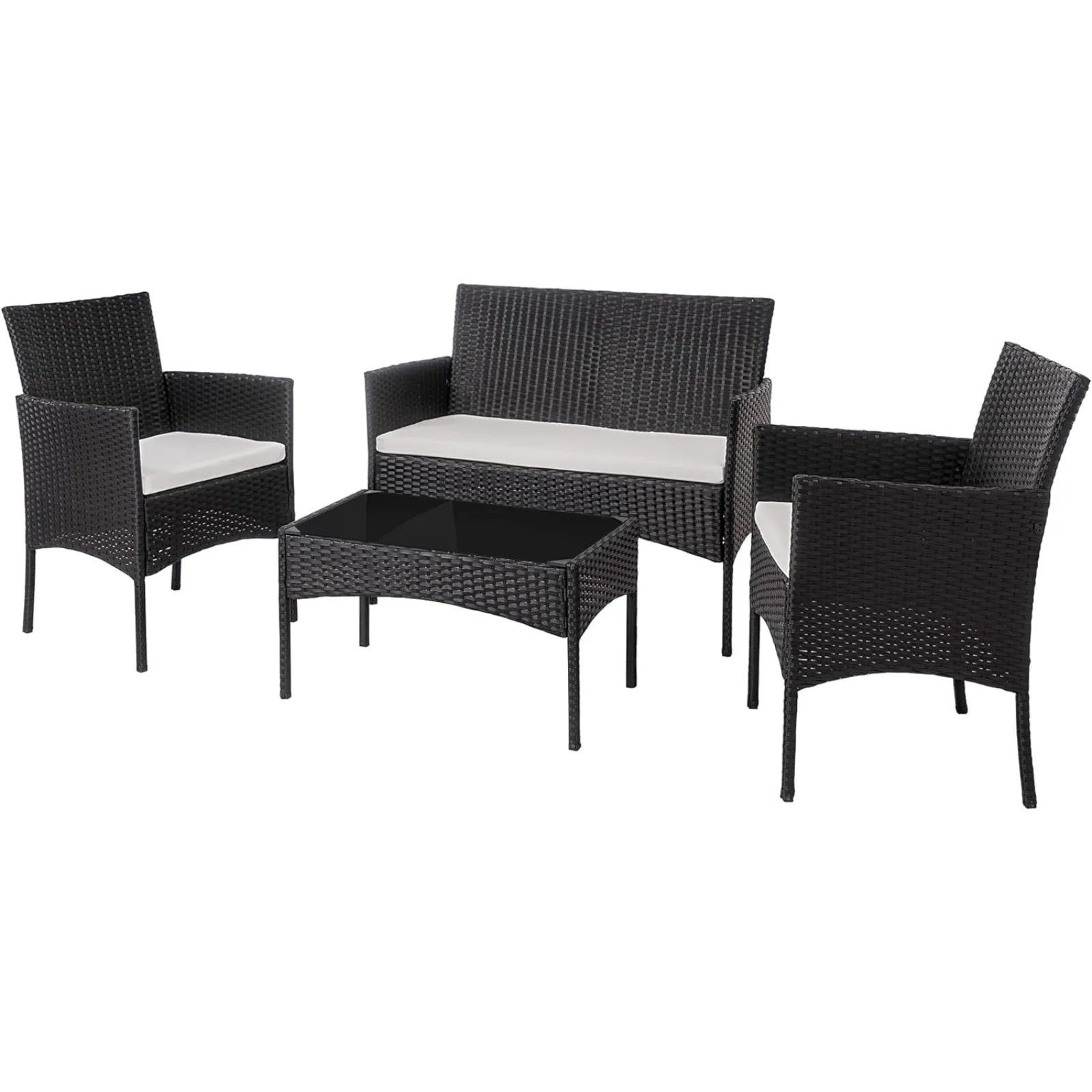 US Piece Outdoor Patio Furniture Sets, Small Wicker Patio Conversation Furniture Rattan Chair Se
US Piece Outdoor Patio Furniture Sets, Small Wicker Patio Conversation Furniture Rattan Chair Se