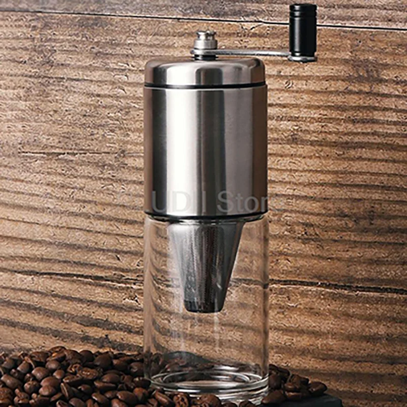 Portable Manual Coffee Grinder All In One Mini Coffee Mill Adjustable Coarseness and Washable Design for Home And Travel Use