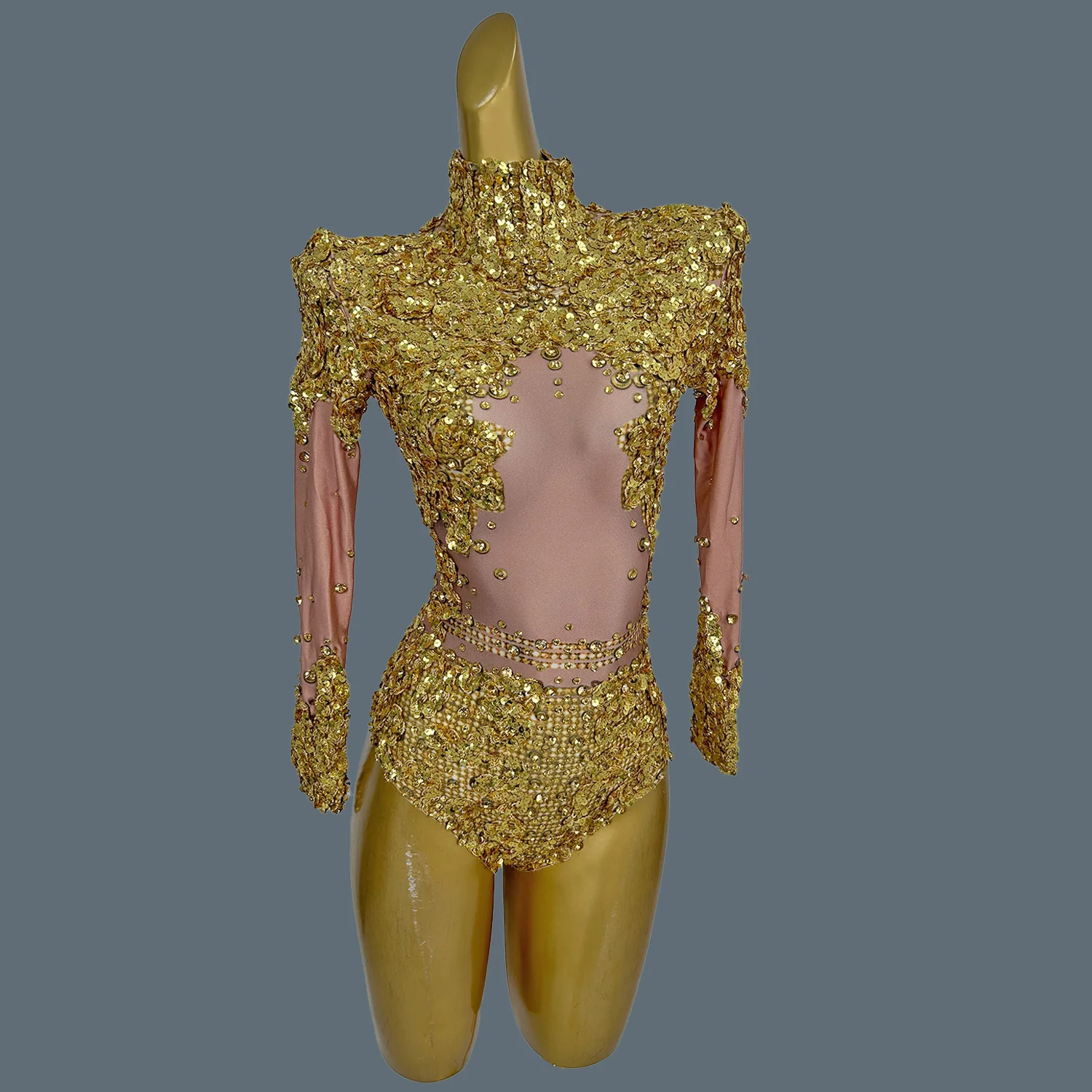 Блестящий боди из спандекса с пайетками и длинными рукавами для женщин, сексуальный костюм для выступлений в ночных клубах, танцевальный костюм для шоу, сценический наряд для танцовщиц Yiniang
Блестящий боди из спандекса с пайетками и длинными рукавами для женщин, сексуальный костюм для выступлений в ночных клубах, танцевальный костюм для шоу, сценический наряд для танцовщиц Yiniang