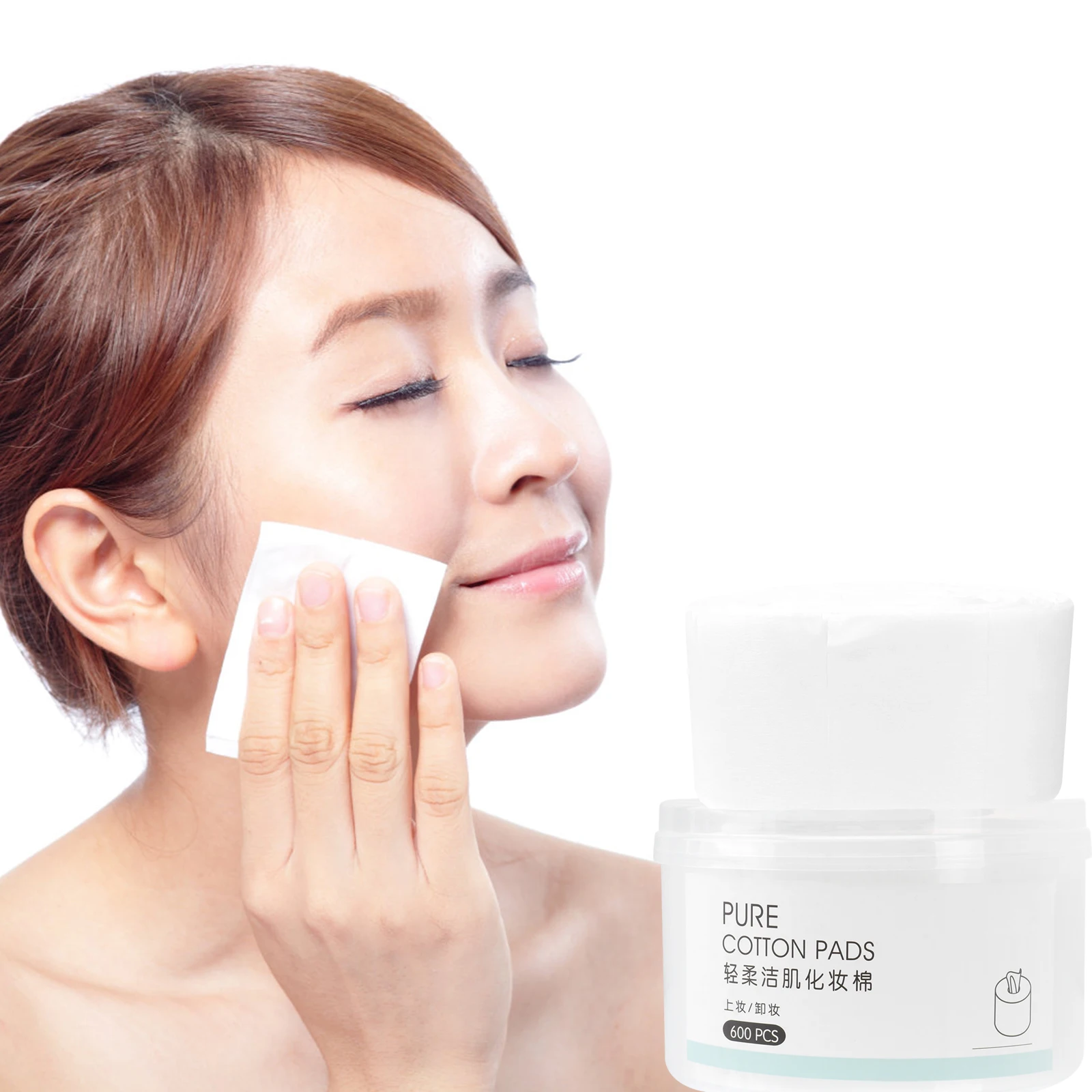 Cotton Pads Non-woven Disposable Cleansing Towel Wipes Remover Absorbent Chemical-free Facial Makeup
Cotton Pads Non-woven Disposable Cleansing Towel Wipes Remover Absorbent Chemical-free Facial Makeup