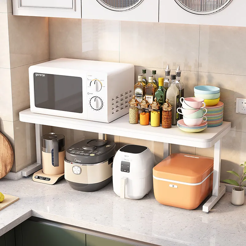 Kitchen Storage Shelf Multi Layer Space Saving Countertop Organizer for Microwave Oven and Stove
Kitchen Storage Shelf Multi Layer Space Saving Countertop Organizer for Microwave Oven and Stove