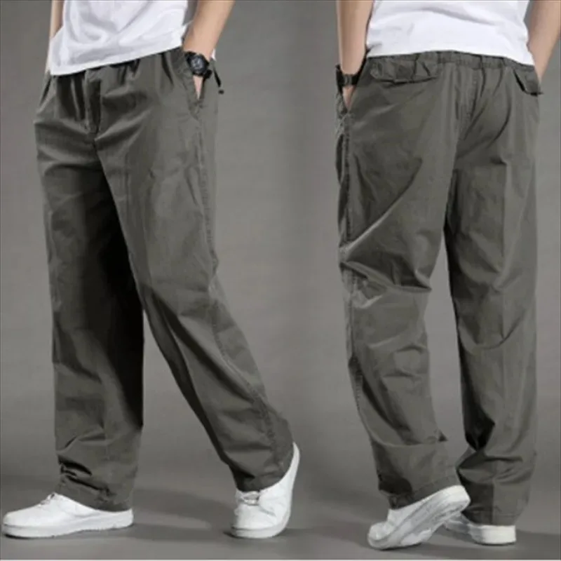 Outdoor Casual Pants for Men Solid Color Large Pocket Breathable Pants Loose Pants with Elastic Waist Hot Casual Pants
Outdoor Casual Pants for Men Solid Color Large Pocket Breathable Pants Loose Pants with Elastic Waist Hot Casual Pants