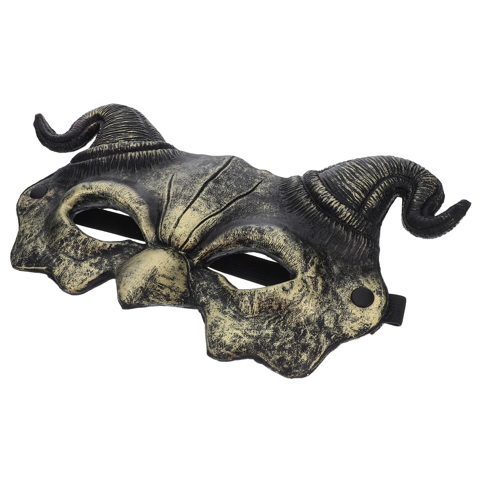 Halloween Goat RAM Horns Demon Half Face Mask Sheep Skull Masquerade Costume Prop Cosplay Party Golden Headgear 
Halloween Goat RAM Horns Demon Half Face Mask Sheep Skull Masquerade Costume Prop Cosplay Party Golden Headgear
