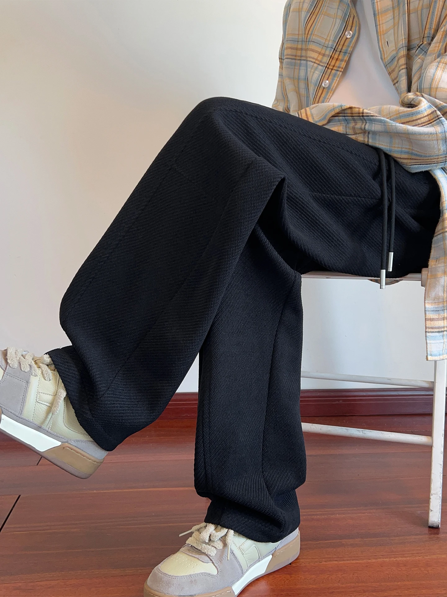 Men's Casual Knife- Pants Spring Trendy Brand Drapey Sports Loose Wide Leg Long New Style Polyester Fiber Comfortable
Men's Casual Knife- Pants Spring Trendy Brand Drapey Sports Loose Wide Leg Long New Style Polyester Fiber Comfortable