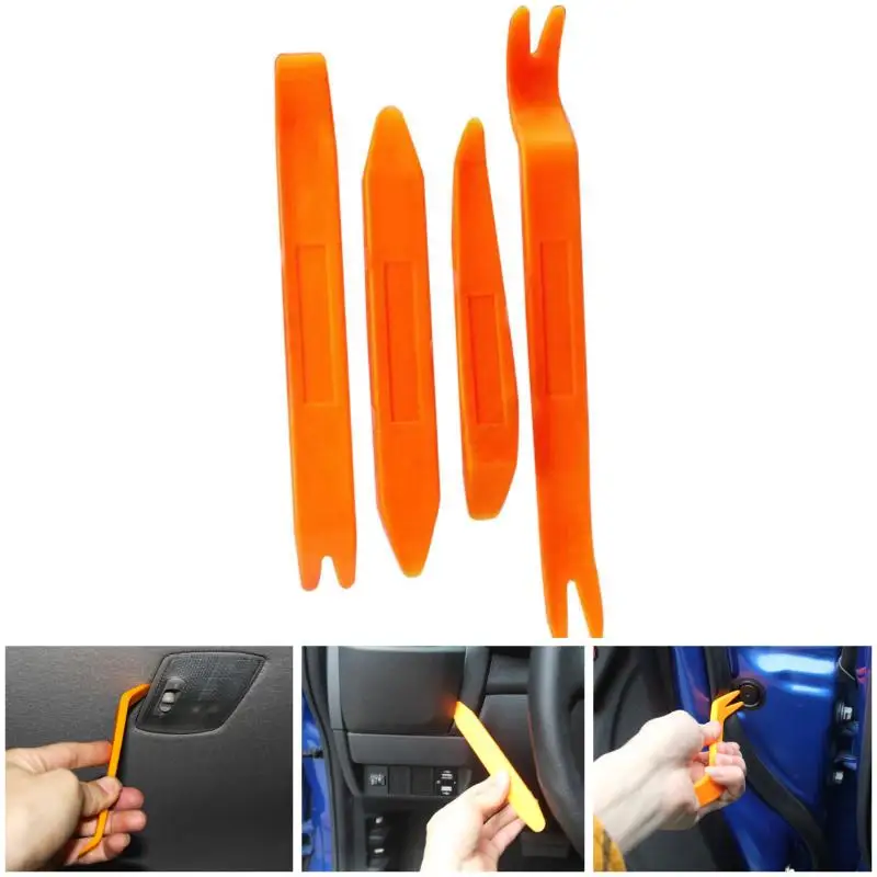 4pcs Car Door Clip Car Disassembly Tools Set DVD Stereo Refit Kits Interior Plastic Trim Panel Dashboard Removal Tool
4pcs Car Door Clip Car Disassembly Tools Set DVD Stereo Refit Kits Interior Plastic Trim Panel Dashboard Removal Tool