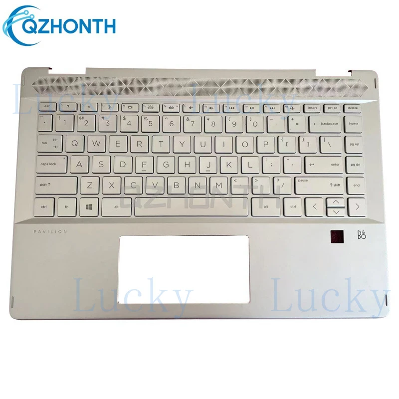 f Palmrest Non-Backlit Keyboard Silver for HP Pavilion X360 14-DH 14M-DH L53785-001
f Palmrest Non-Backlit Keyboard Silver for HP Pavilion X360 14-DH 14M-DH L53785-001