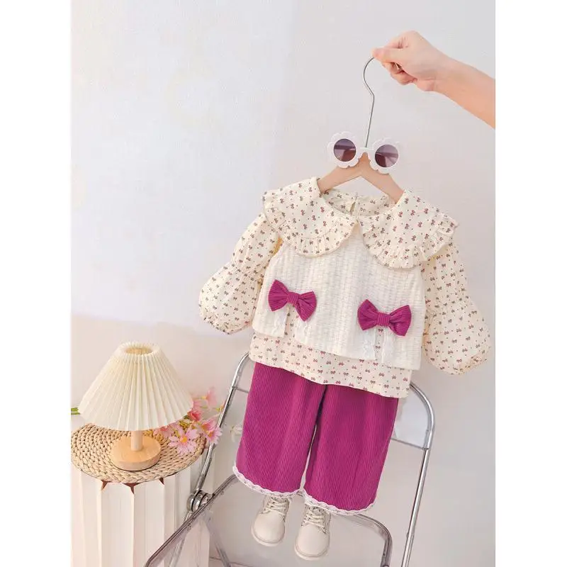 Girls Spring Autumn Two Piece Set Soft Cotton for Babies and Children 2026 Fall Season Fashionable Stylish Hot Trend Outfit
Girls Spring Autumn Two Piece Set Soft Cotton for Babies and Children 2026 Fall Season Fashionable Stylish Hot Trend Outfit
