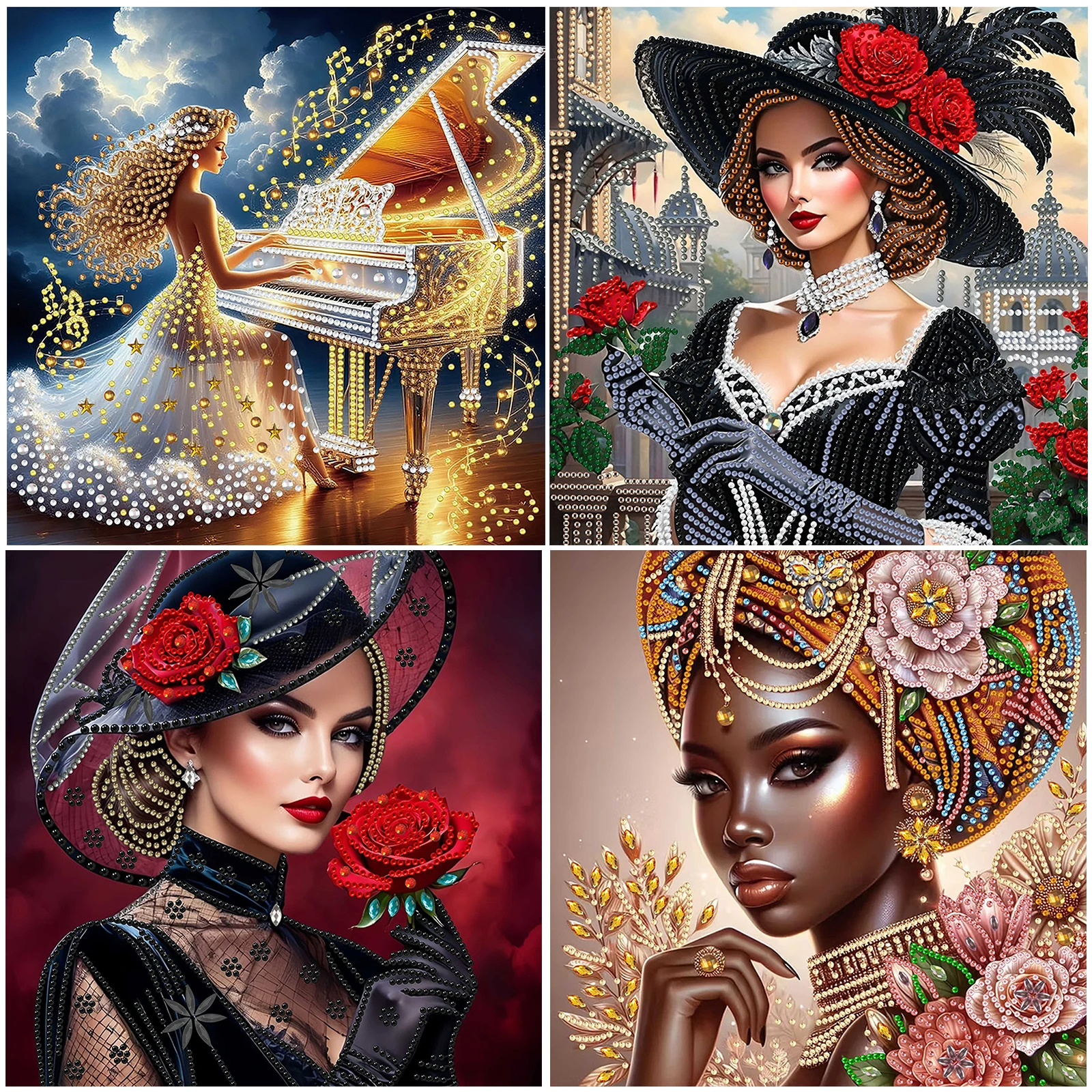 Beauty Special Shaped 5D DIY Partial Drill Diamond Painting Kits for Adults Home Decor Diamond Dots Paintings 11.81 X11.81inch
Beauty Special Shaped 5D DIY Partial Drill Diamond Painting Kits for Adults Home Decor Diamond Dots Paintings 11.81 X11.81inch