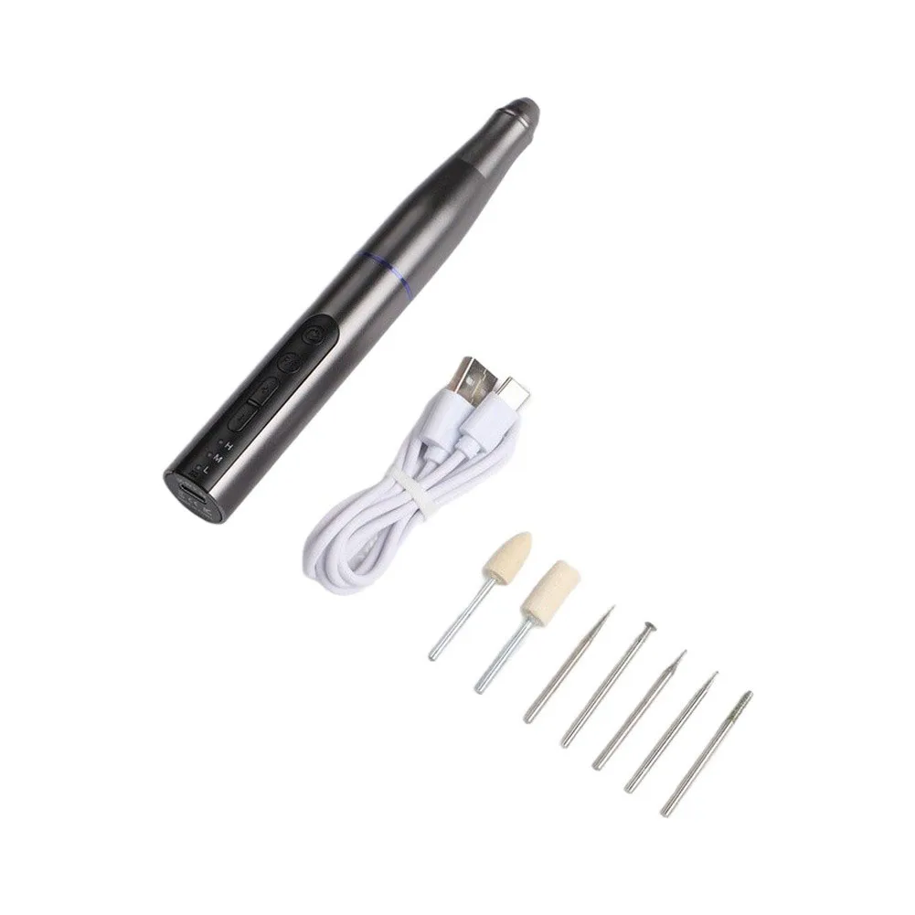 1Pcs Electric Pen Grinder 3-Speed Rotary Tool With 7 Bit For IC Cutting Screen Repair Electric Polishing Pen Power Tools
1Pcs Electric Pen Grinder 3-Speed Rotary Tool With 7 Bit For IC Cutting Screen Repair Electric Polishing Pen Power Tools