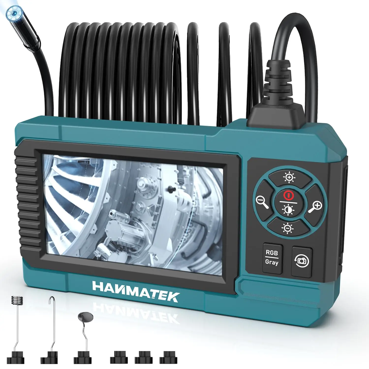 Промышленный эндоскоп TFT 4,3 дюйма, гибкий кабель длиной 16,5 футов, водонепроницаемость IP67, камера 8 мм, светодиодная подсветка, USB-C, батарея 4 часа, 180 г. ° Поворот
Промышленный эндоскоп TFT 4,3 дюйма, гибкий кабель длиной 16,5 футов, водонепроницаемость IP67, камера 8 мм, светодиодная подсветка, USB-C, батарея 4 часа, 180 г. ° Поворот