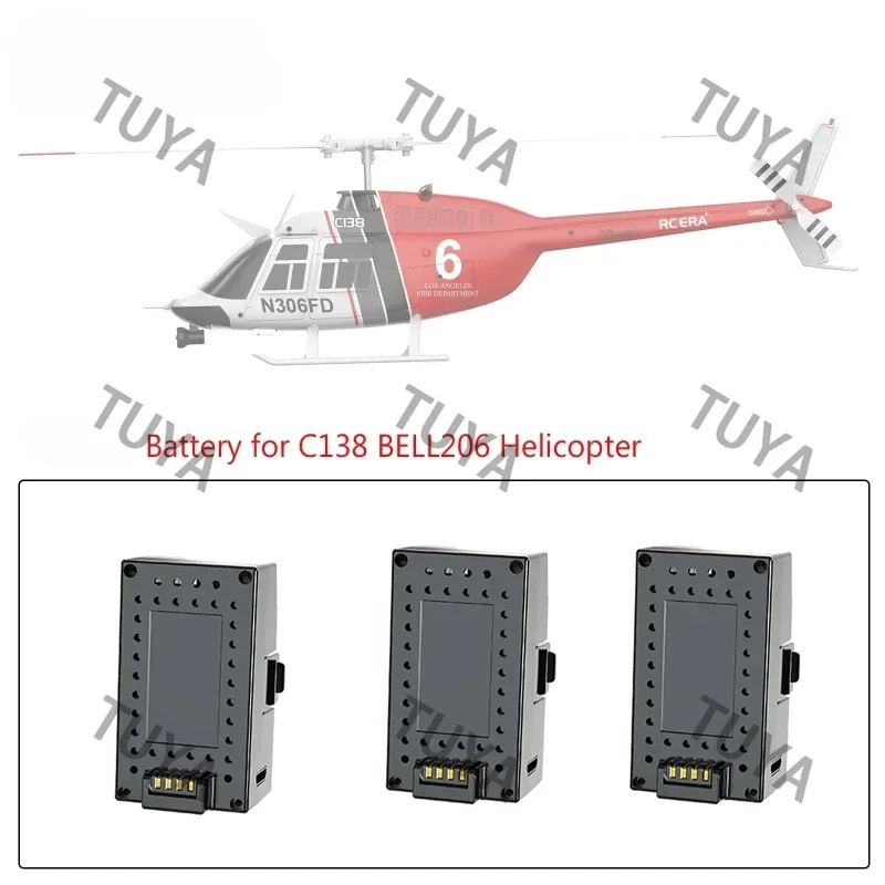 RC ERA C138 BELL 206 Helicopter 7.4V 350mAh LiPo Battery for C138 BELL206 RC Helicopter Spare Parts
RC ERA C138 BELL 206 Helicopter 7.4V 350mAh LiPo Battery for C138 BELL206 RC Helicopter Spare Parts