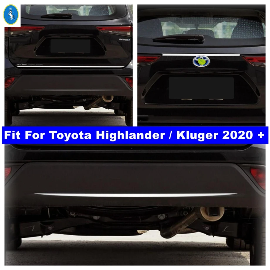 For Toyota Highlander 2020 - 2024 Silver Accessories Rear Tail Trunk Door Lid & Upper Tailgate Overlay Stripes Cover Trim Bright
For Toyota Highlander 2020 - 2024 Silver Accessories Rear Tail Trunk Door Lid & Upper Tailgate Overlay Stripes Cover Trim Bright
